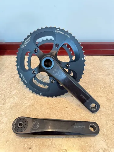 Pedivela Praxis Works 170mm com Coroas 52/36 para Grupo Shimano 105