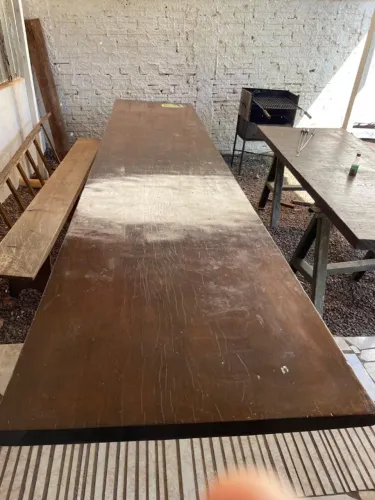 MESA DE IPÊ MACIÇA
