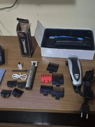 maquininha de cortar cabelo...tudo ok testa na hora 
