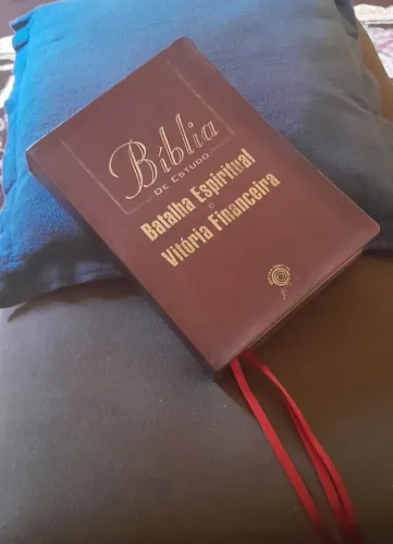 Bíblia de estudo batalha espiritual e vitória financeira