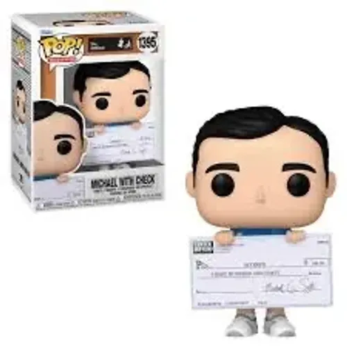 Funko The Office Michael Scott com o cheque