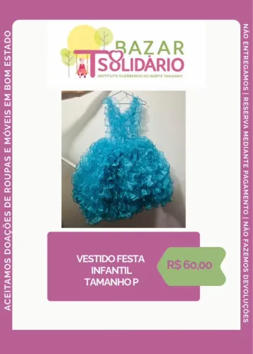 Vestido Festa - Infantil