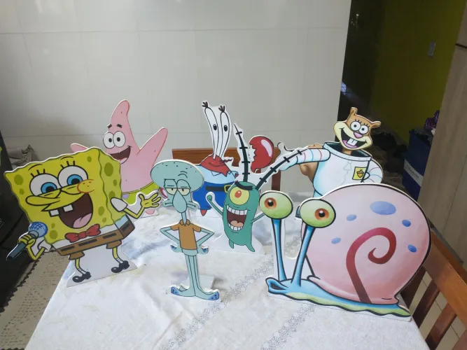 Decoração de festa Bob esponja