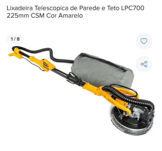 Lixadeira elétrica de parede LPac 700 225mm