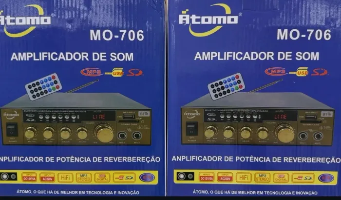 AMPLIFICADOR DE SOM 100W.2  REF: MO-706