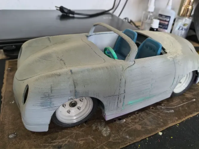 Impressos 3d carros a terminar