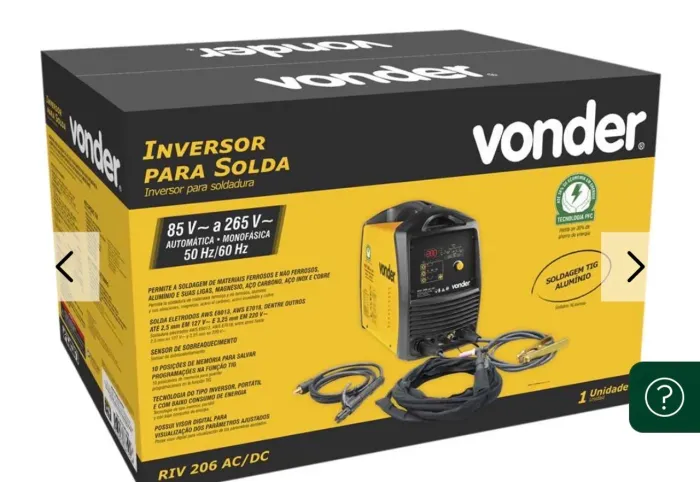 Máquina de solda Tig