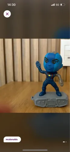 nebulosa guardiões da galáxia mcdonalds, em excelente estado