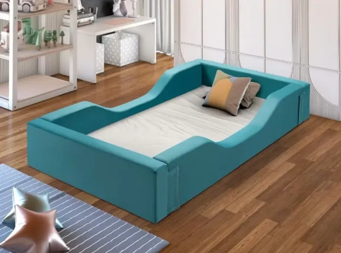 Cama montesoriana infantil