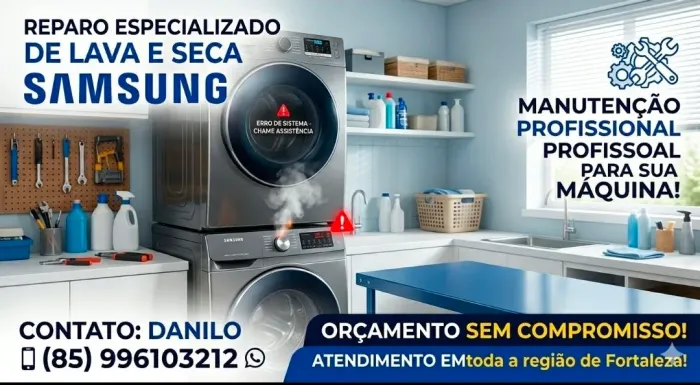 Técnico Maquina de lava e secar Samsung