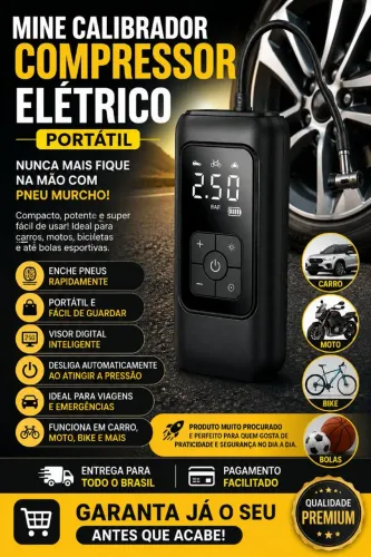 Mine calibrador compressor elétrico 