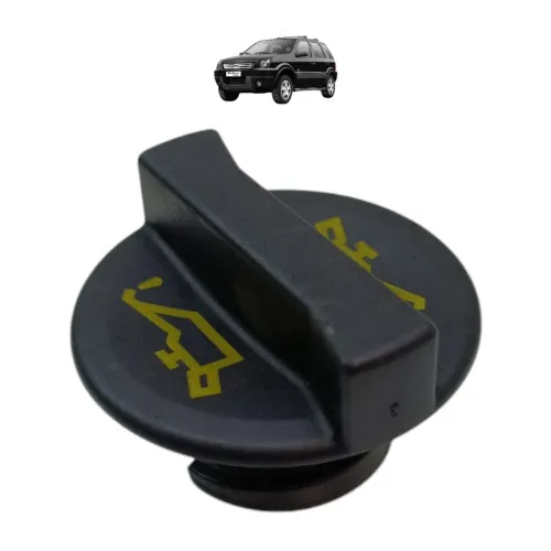 Tampa Oleo Motor Ford Ecosport 2.0 16v 2007 2006 2005 2004  Preto