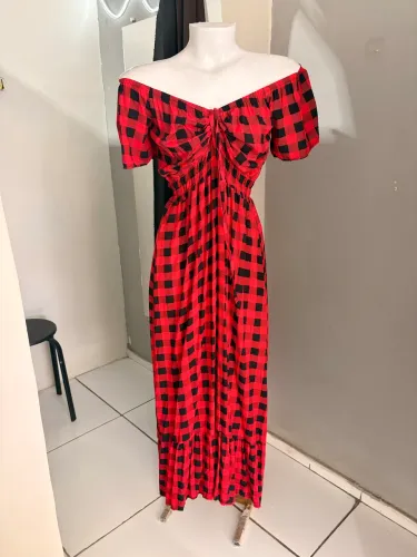 Vestido xadrez 