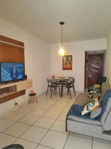 Charmoso apartamento vintage a pasos de la playa en Jardim Camburi