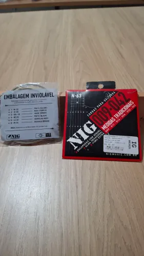 Encordoamento NIG 0.9 para guitarra 