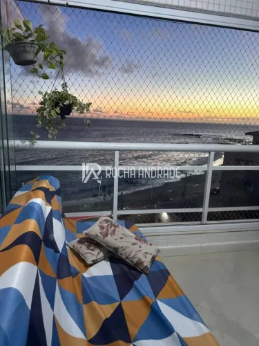 Apartamento Venda Ondina, 1 quarto, vista mar total.
