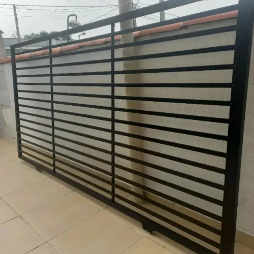 Portao aluminio novo de correr