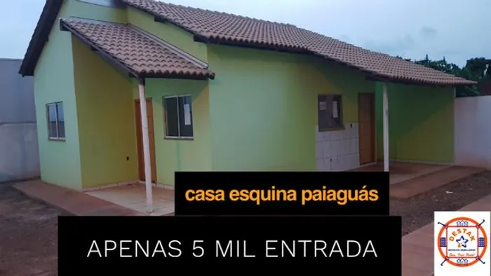 Casa de Esquina Apenas 5 mil Entrada