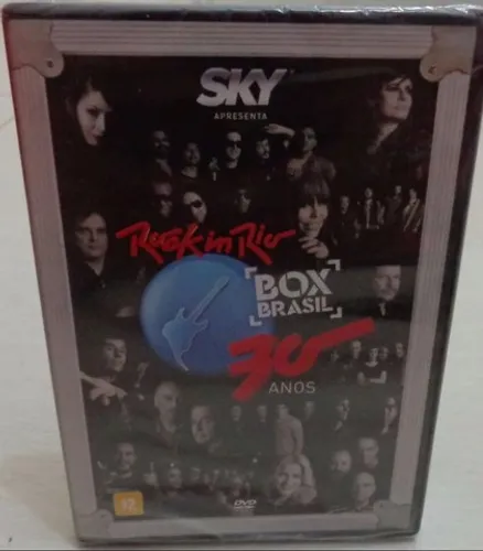 DVD LACRADO ROCK IN RIO 30 ANOS BOX BRASIL
