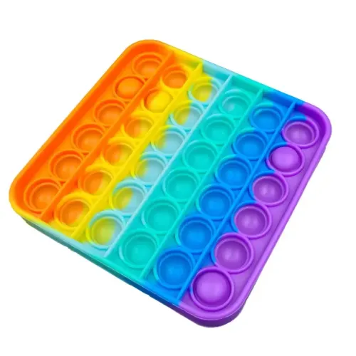 Pop It Fidget Toys Brinquedo Anti Stress Sensorial - Quadrado