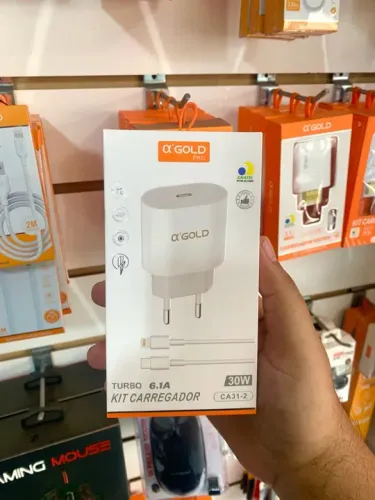 Carregador IPhone Turbo Tipo C
