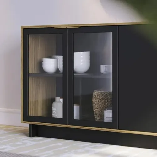 BUFFET VITÓRIA VIDRO/ NOVO (MONTAGEM INCLUSA)