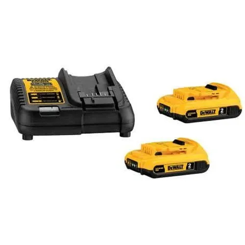 Baterias 20V MÁX 2Ah DCB203 + Carregador DCB115 Bivolt Dewalt