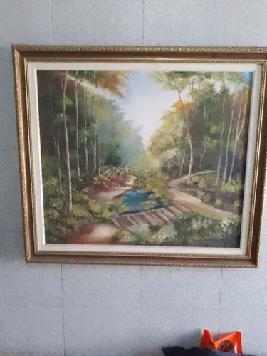 Quadro pintira ÓLEO 84 x 74