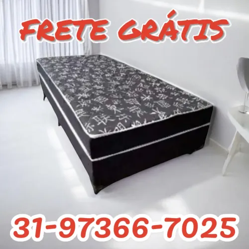 Cama Box Viúva  110x188 com Frete Grátis - Promoção!