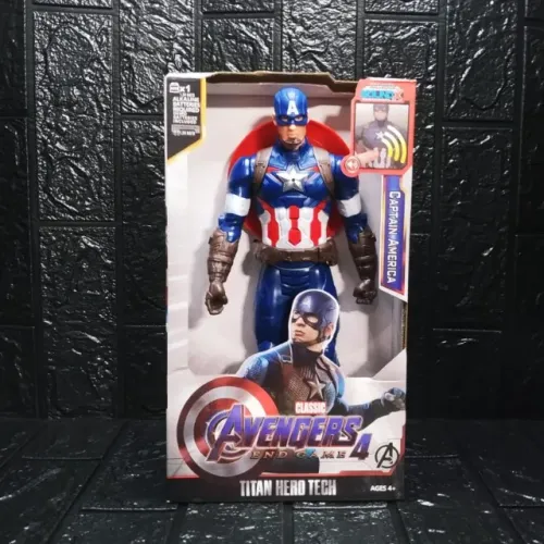 Bonecos Capitão América Grandes Herois Avengers Vingadores Br1001