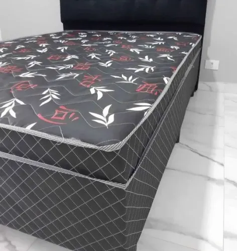 Cama box casal e solteiro conjugada