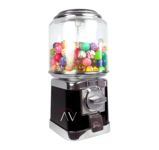Máquina de Bolinha Chicletes Beaver Original Preta Rb16