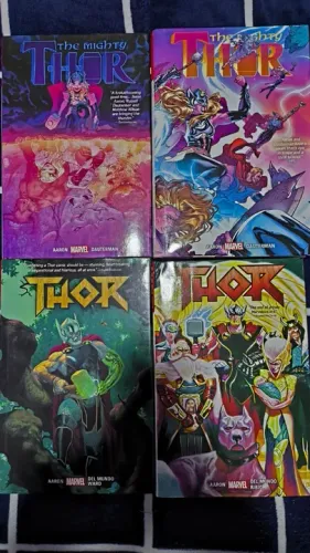 Coleção Thor by Jason Aaron Vols 2, 3, 4 e 5