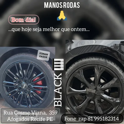 Recuperação de rodas Pintura de rodas 