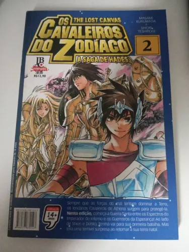 Mangá Cavaleiros do Zodíaco - A Saga de Hades - Volume 2 - The Lost Canvas editora jbc