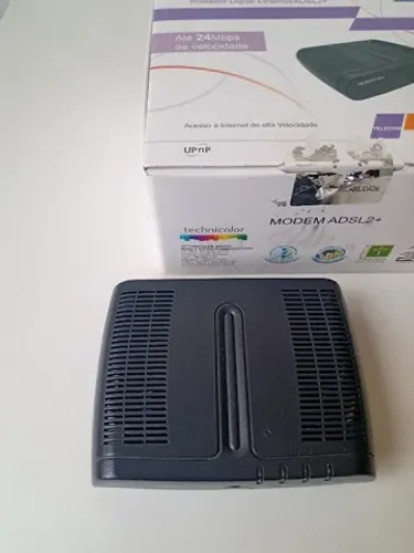 Roteador digital ehternet - Adsl2+ marca Technicolor Até 24 mbps de velocidade Aprovado pe