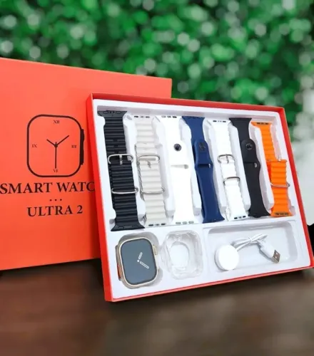 Smartwatch Estilo Apple + 7 Pulseiras