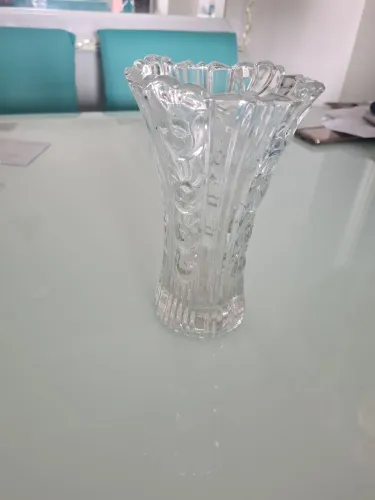 VASO TALHADO VIDRO