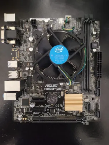 Kit Intel I7 7700 + Placa Asus H110M (Com Cooler e Espelho Original)