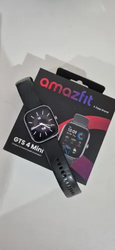 Relógio Amazfit GTs 4 MINI Smartwatch - preto