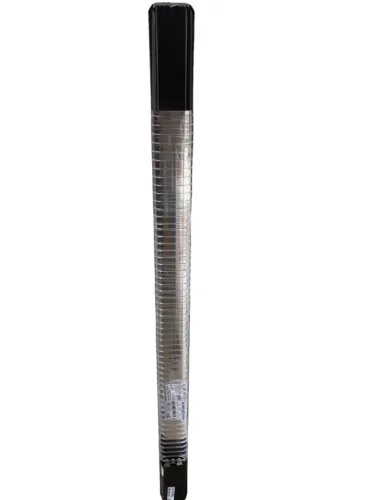 LUMINARIA ALETADA 2 X 40W PRETA