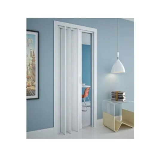 Porta sanfonada branca para dividir ambientes