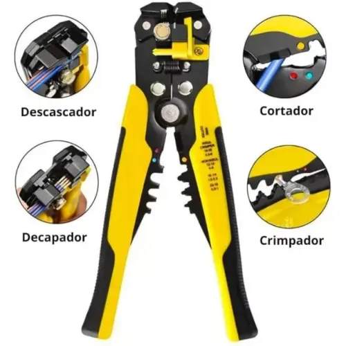Alicate Desencapador Crimpador de Fios Cabos Automático Startools