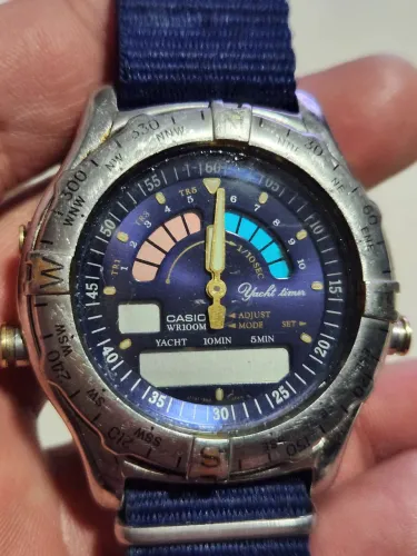 Relógio Casio Yacht Timer LEIA