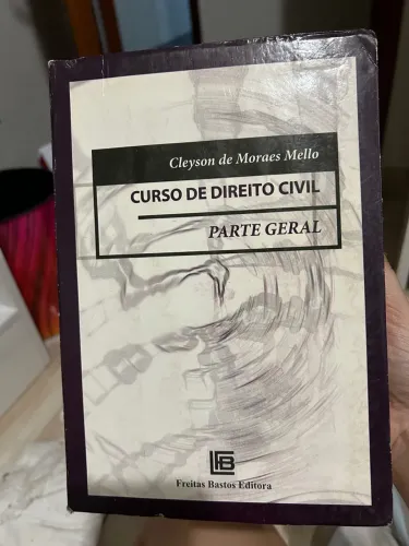 Livro Curso de Direito Civil - Cleyson de Moraes Mello
