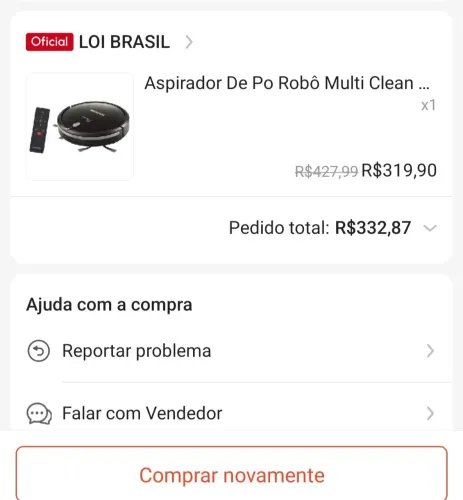 Aspirador de pó 