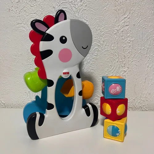 Zebra Fisher Price Interativa com Blocos