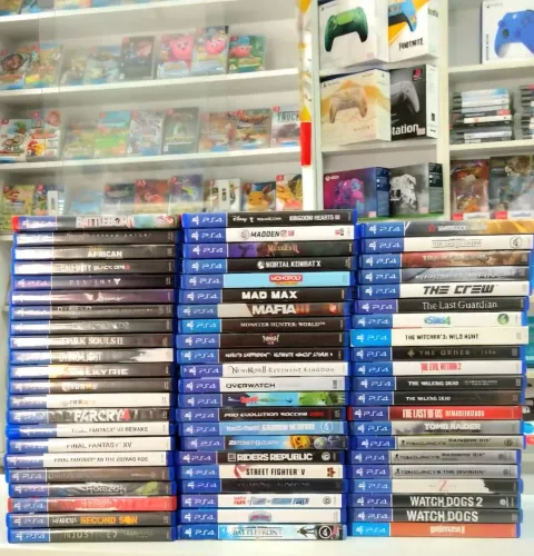 Super estoque disponível PS4 jogos Seminovos Loja física 
