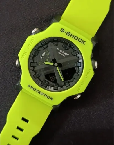 Relógio G shock verde limão