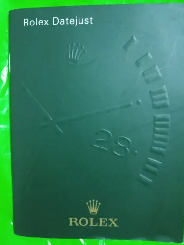 Livreto Rolex Datejust
